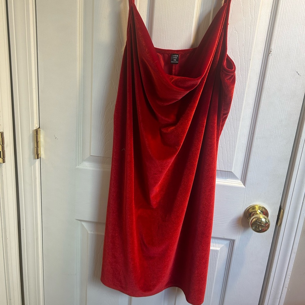 Red Velvet Dress